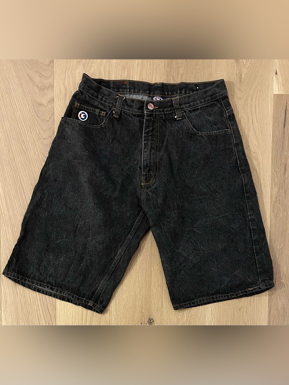 Vintage Y2K G-Unit Black Denim Jean Jorts - Size 34